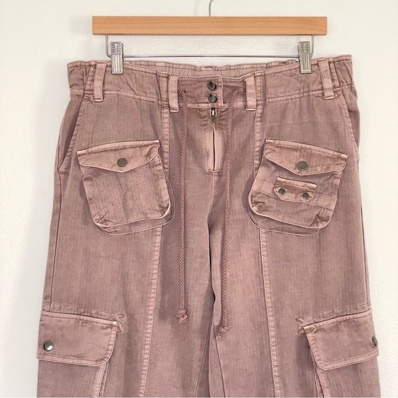 Free People Tahiti Cargo Pants Cashmere Medium - Large - Picture 7 of 16